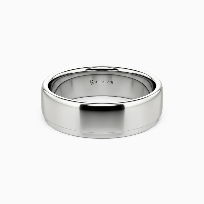 "Je te fais confiance" Bague de mariage pour homme