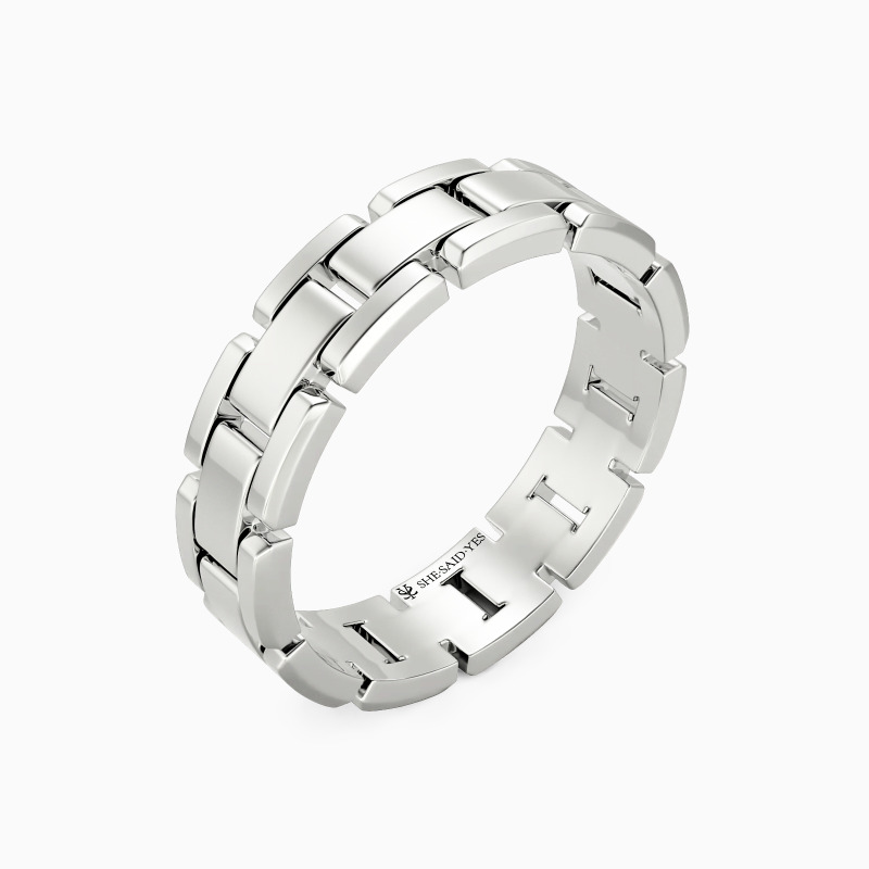 "Timeless Bond" Men's Wedding Ring
