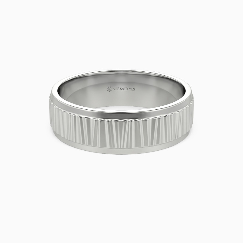 "Scent of Laurel" Men's Wedding Ring