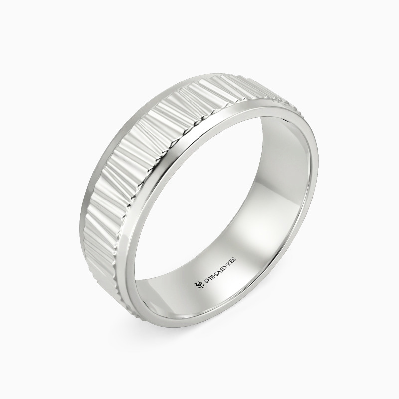 "Scent Of Laurel" Men's Wedding Ring