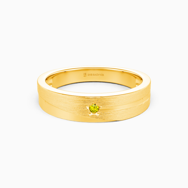 "Orbitale Liebe" Herren-Ehering