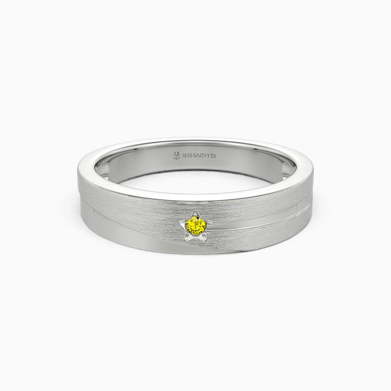 "Orbiting Love" Men's Wedding Ring