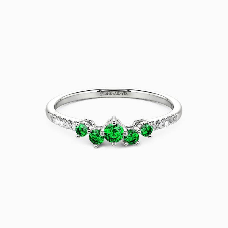 "By My Side" Stackable Dainty Ring