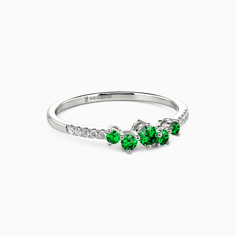 "By My Side" Stackable Dainty Ring