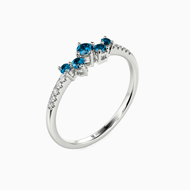 "By My Side" Stackable Dainty Ring