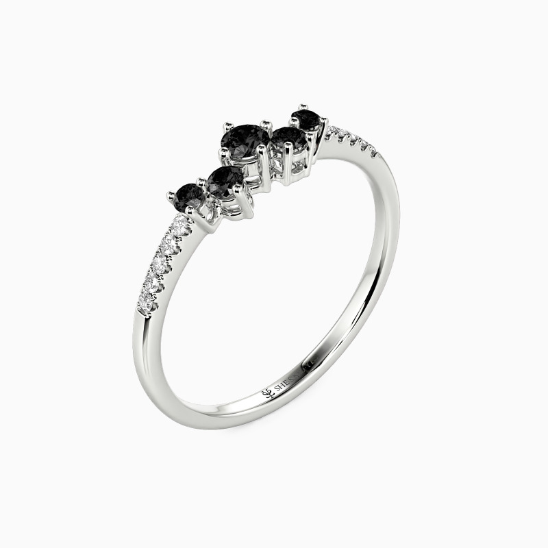 "By My Side" Stackable Dainty Ring