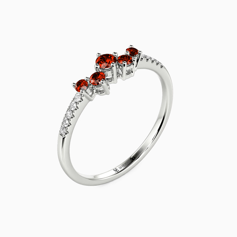 "By My Side" Stackable Dainty Ring