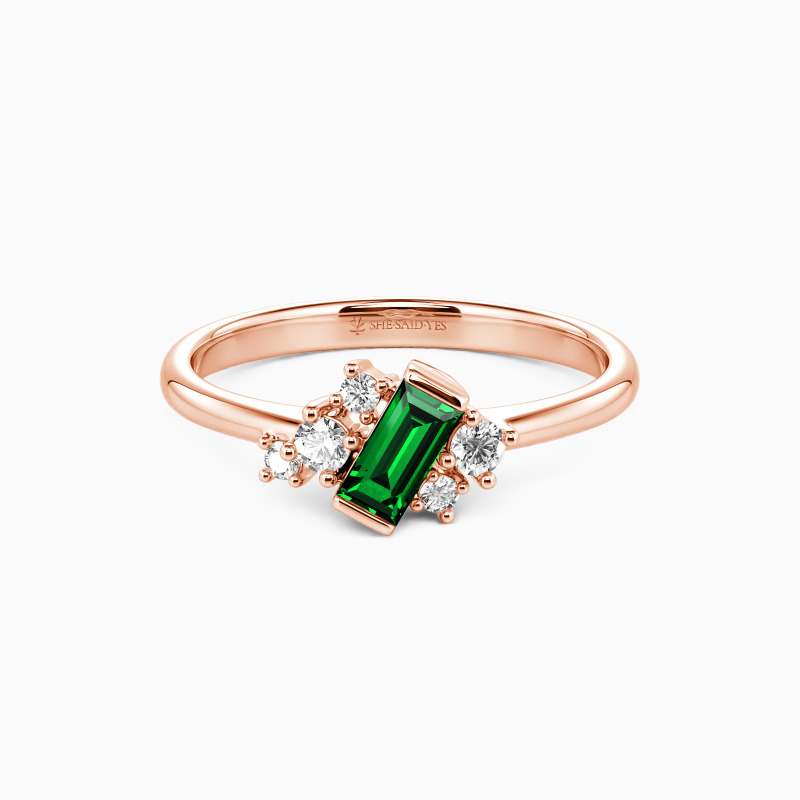 "Get Lucky" Stackable Cluster Dainty Ring