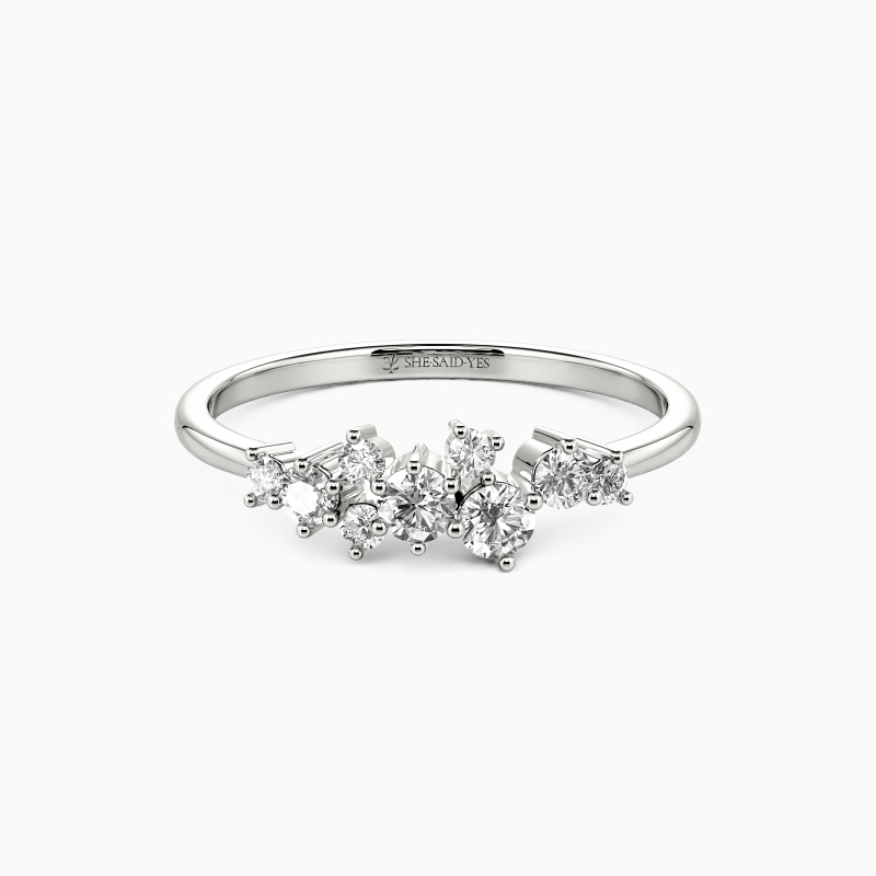 "Pour toujours" Bague délicate empilable
