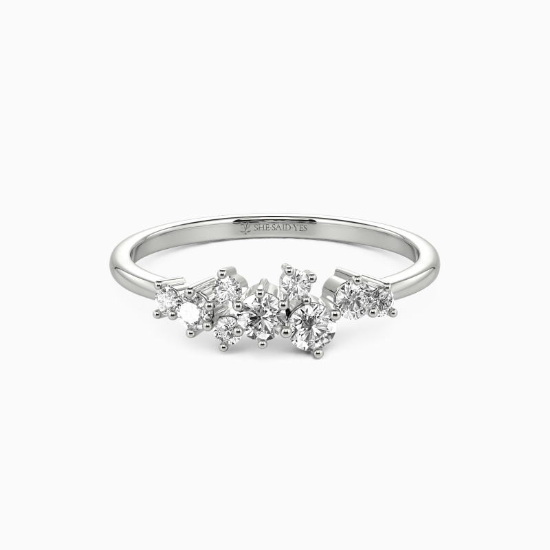 "Pour toujours" Bague délicate empilable