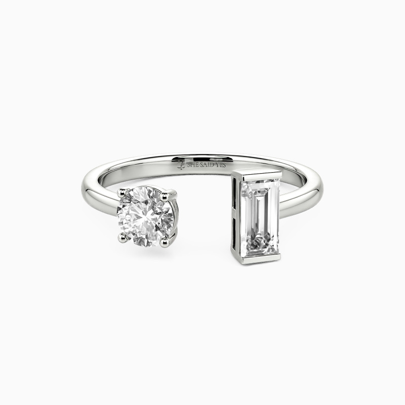 "You and Me" Stackable Dainty Ring