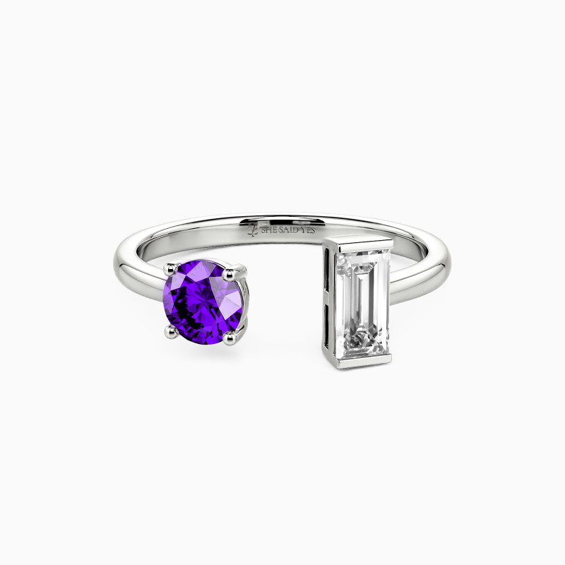 "You and Me" Stackable Dainty Ring