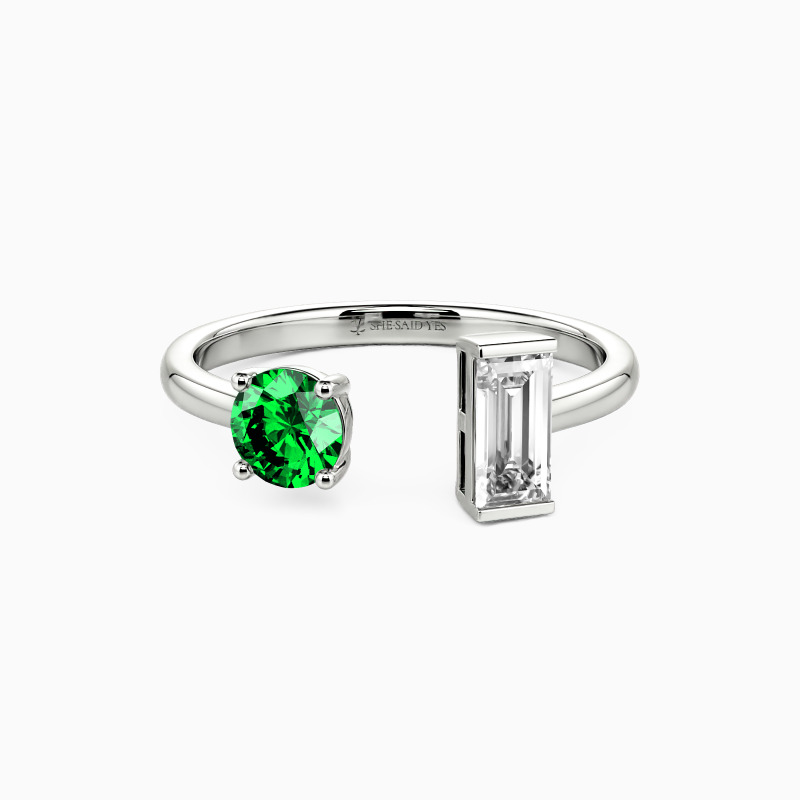 "You and Me" Stackable Dainty Ring