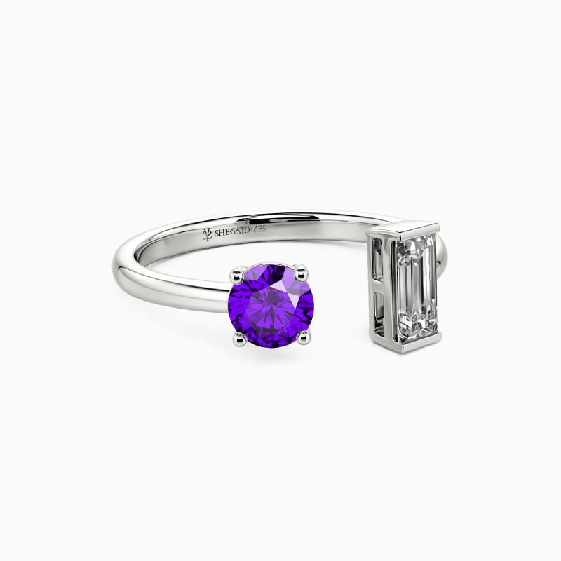 "You and Me" Stackable Dainty Ring