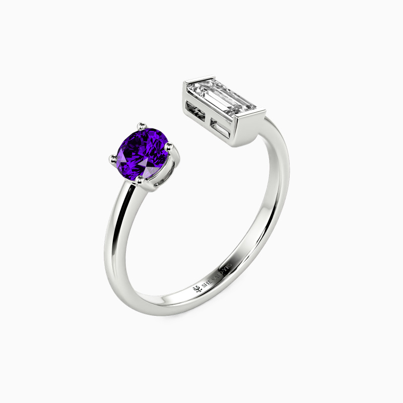 "You and Me" Stackable Dainty Ring