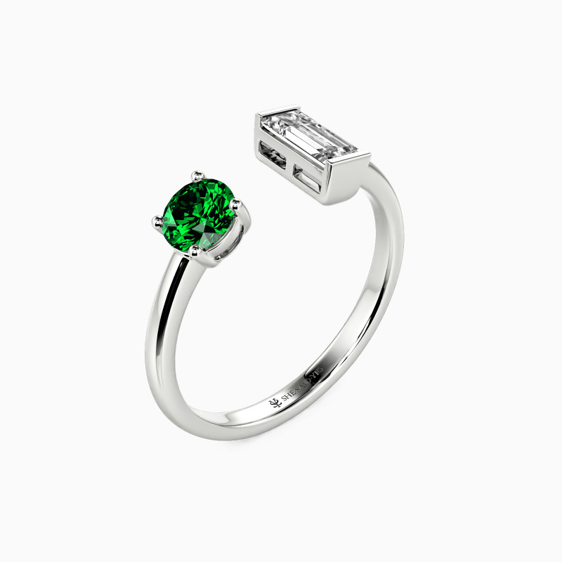"You and Me" Stackable Dainty Ring