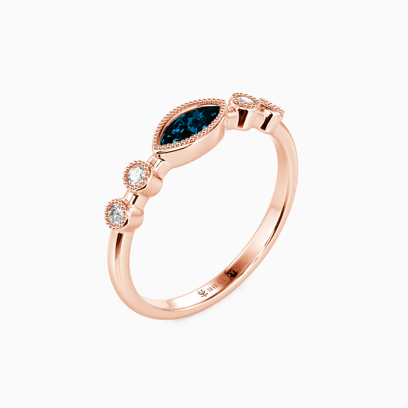 "Best Love"  Stackable Dainty Ring