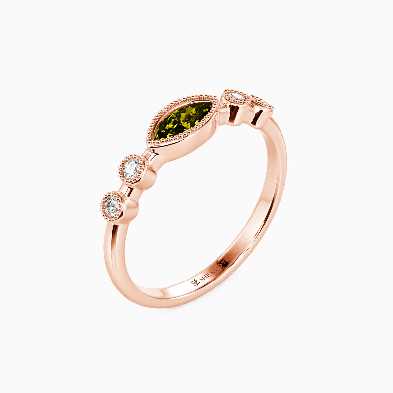 "Best Love"  Stackable Dainty Ring