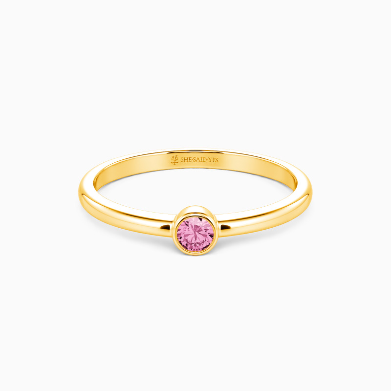 "My World"  Stackable Dainty Ring