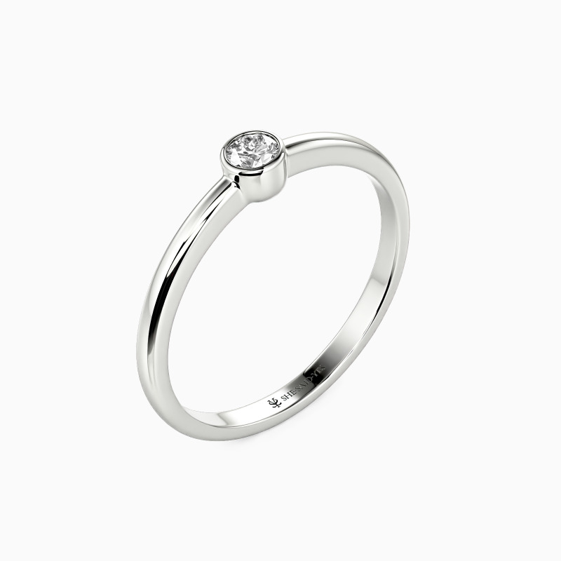 "My World"  Stackable Dainty Ring
