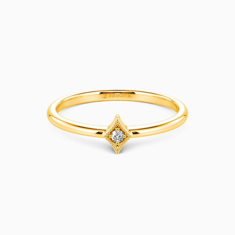 "Love at First Sight" Stackable Dainty Ring