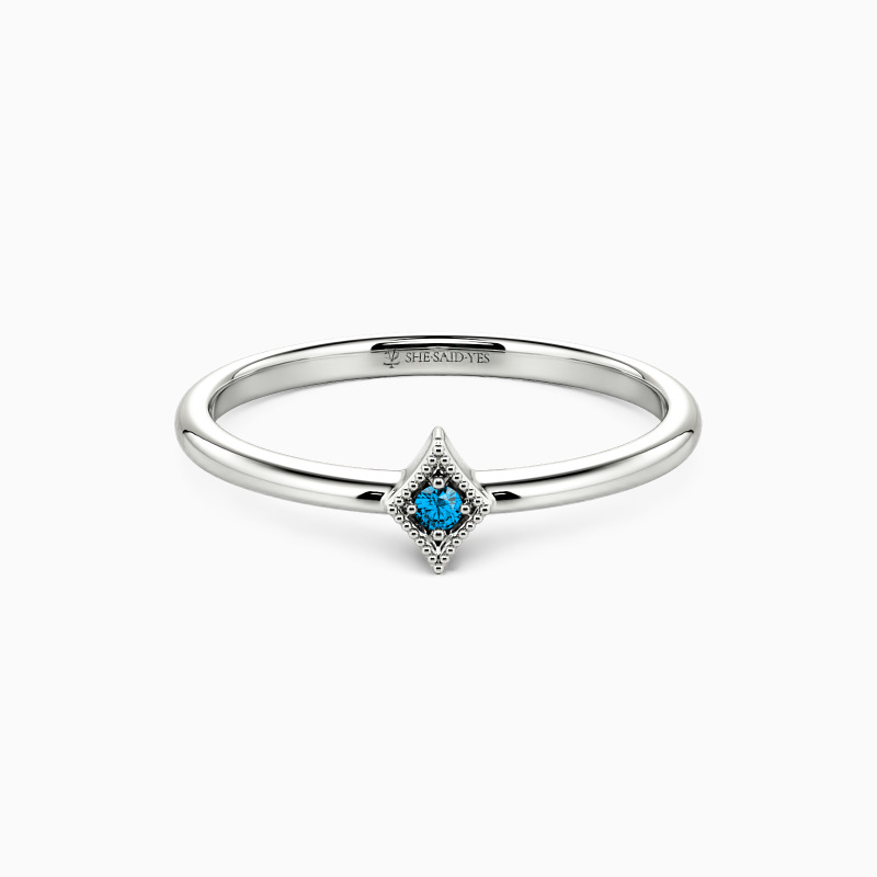 "Love at First Sight" Stackable Dainty Ring