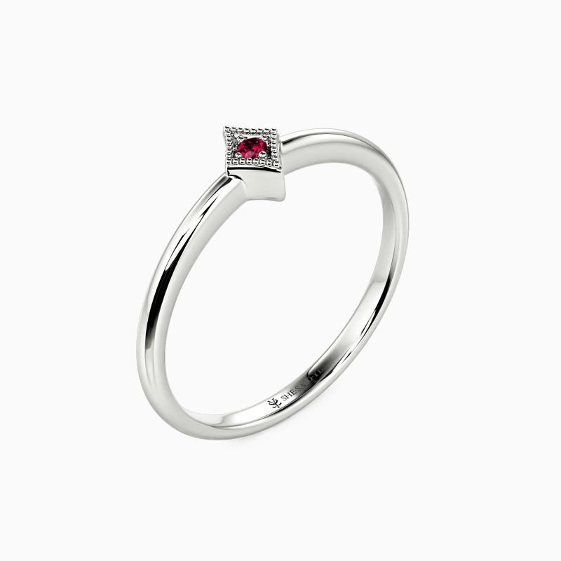 "Love at First Sight" Stackable Dainty Ring