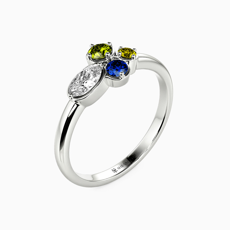 "Enchanted Forest" Stackable Dainty Ring