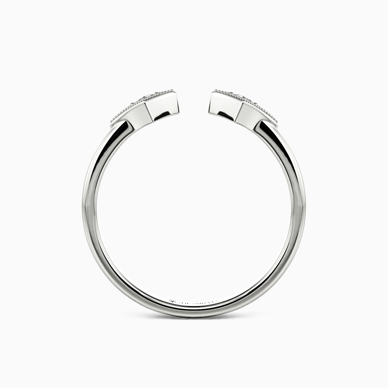 "You and I" Stackable Dainty Ring