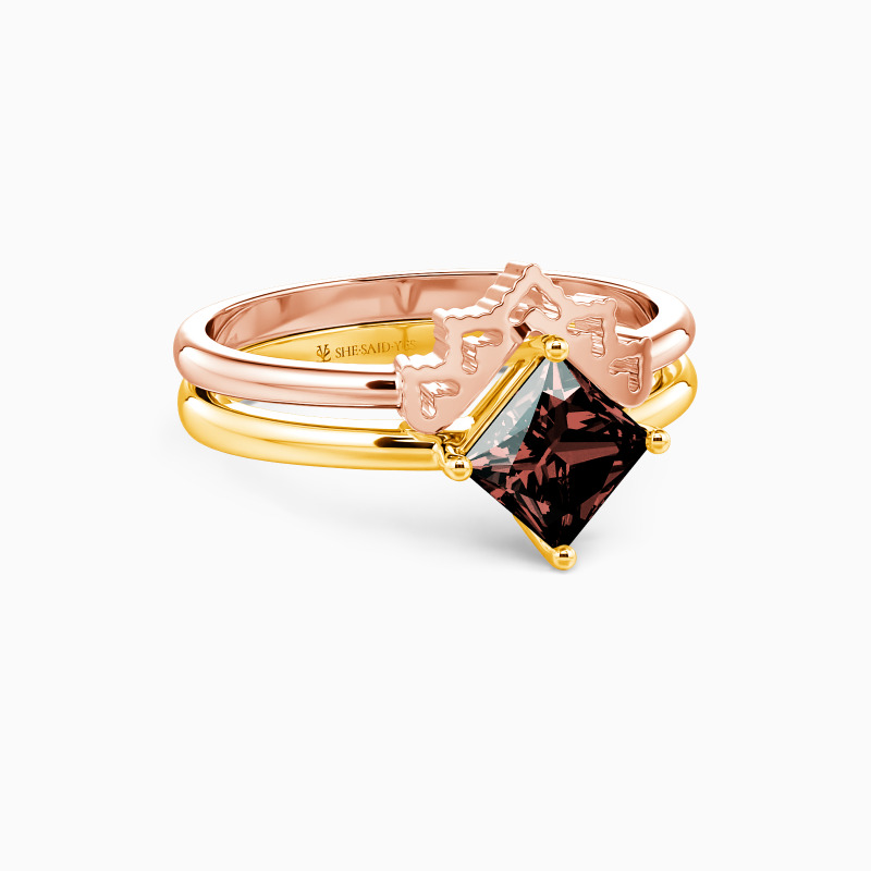 "My Joy In Life" Stackable Dainty Ring