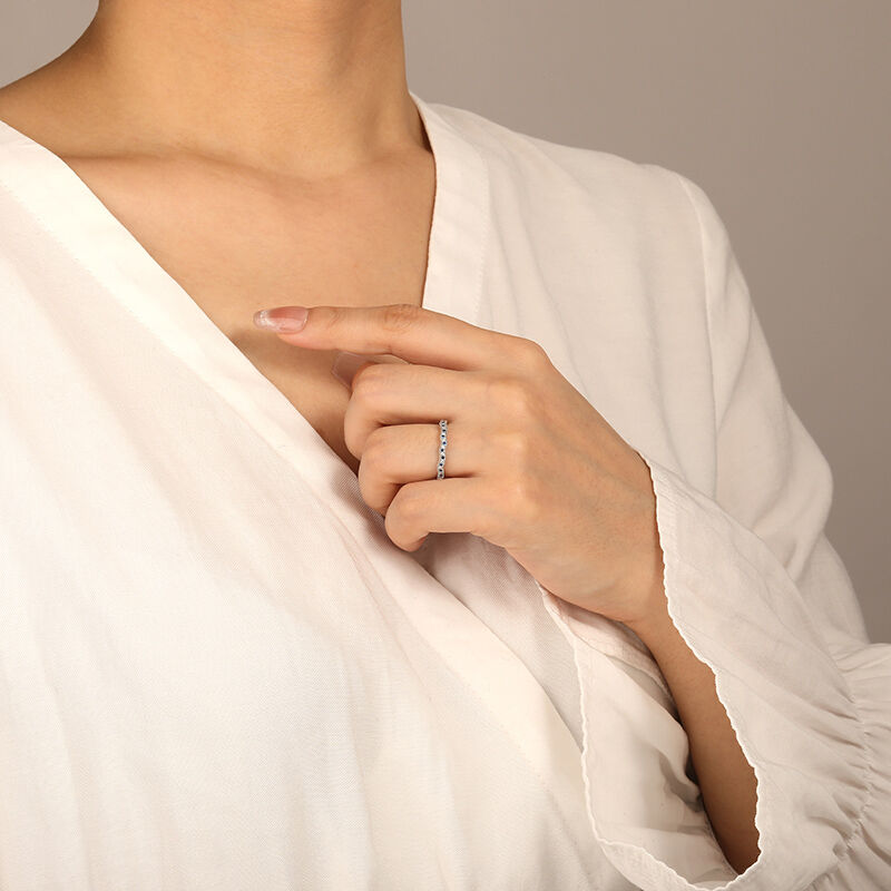 "Shadow In Her Heart" Classic Wedding Ring