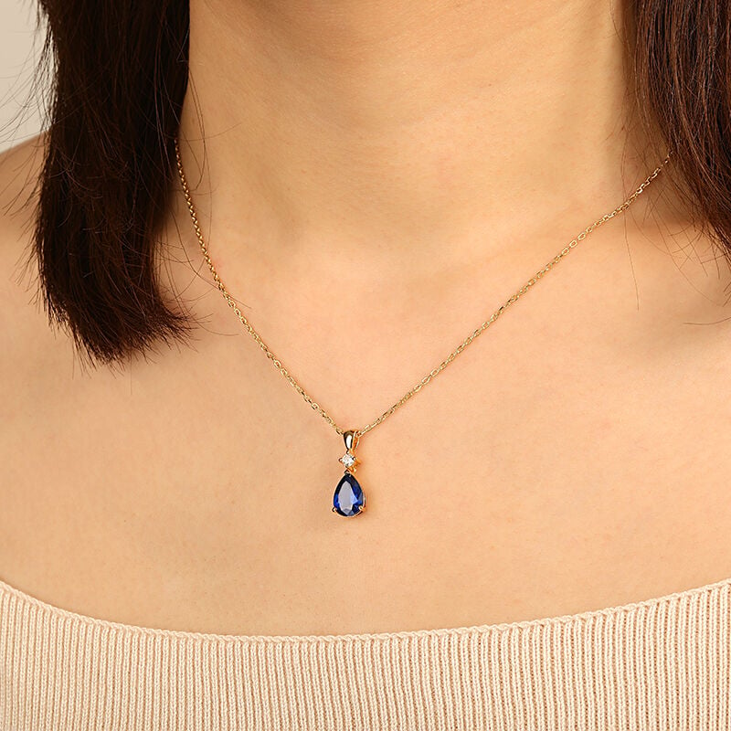 "Magic in Your Eyes" Pear Cut Necklace