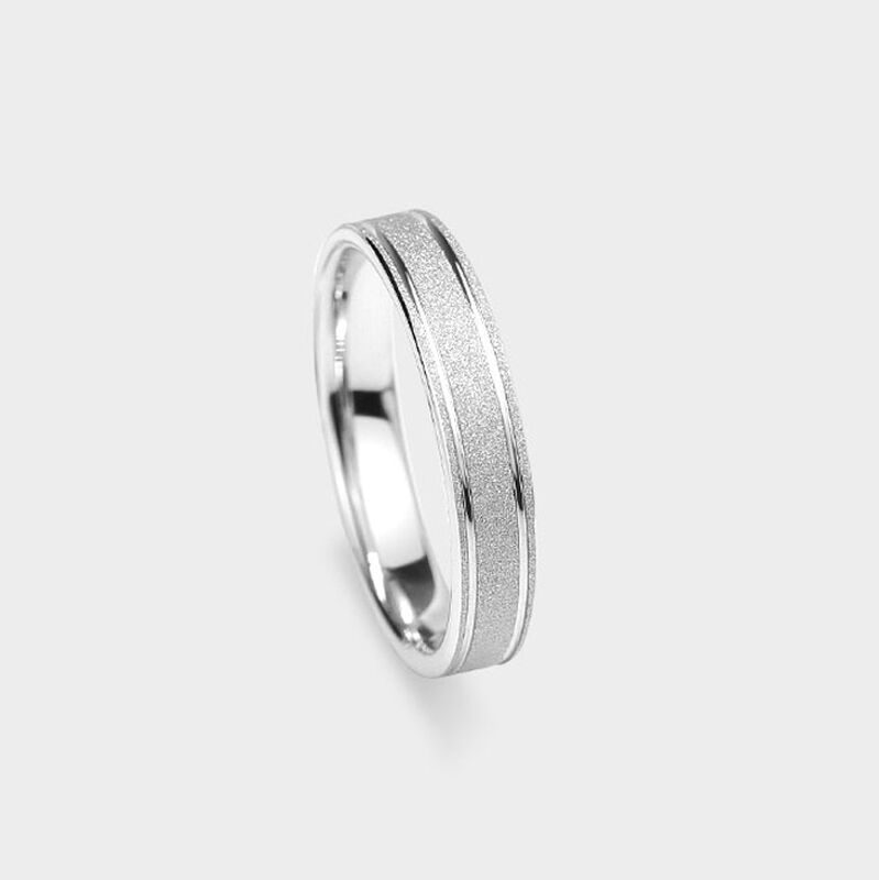 "The Unsaid" 4mm Tungsten Carbide Men's Wedding Ring