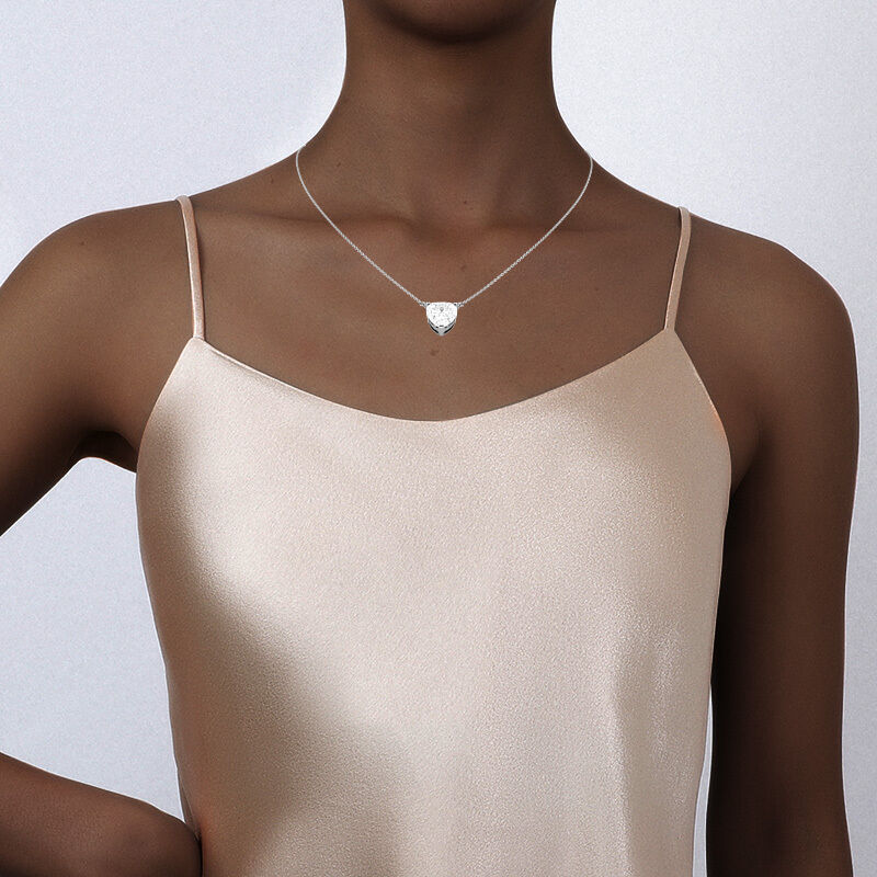 "Lovemist" Heart Cut Necklace