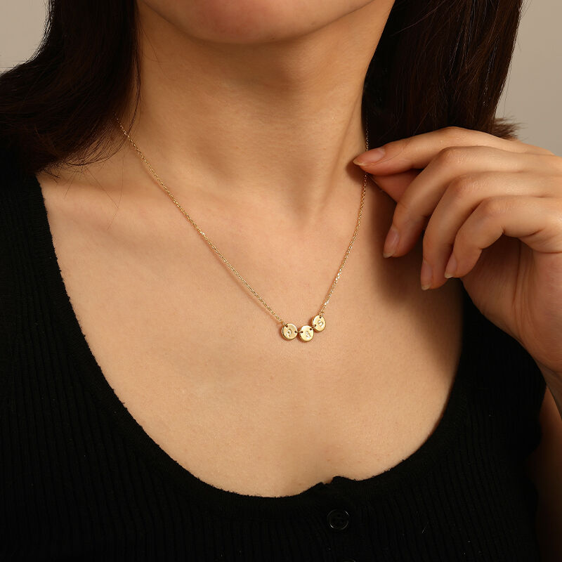 "Your Initials by My Heart" Engravable Necklace