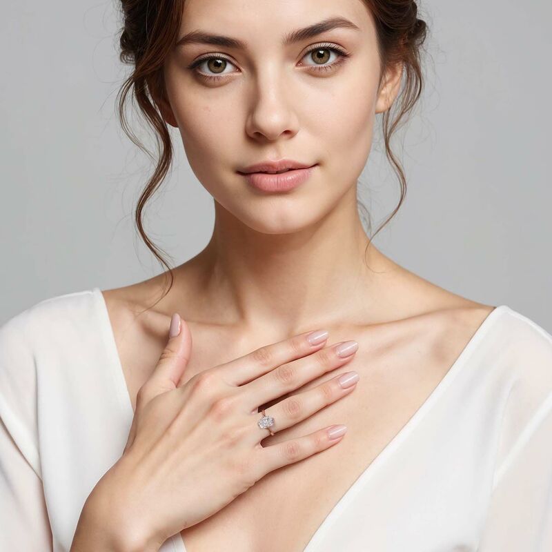 "You Mean The World To Me" 3ct Elongated Cushion Solitaire Engagement Ring