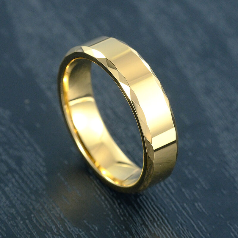 "Silhouette" 5mm Tungsten Carbide Men's Wedding Ring
