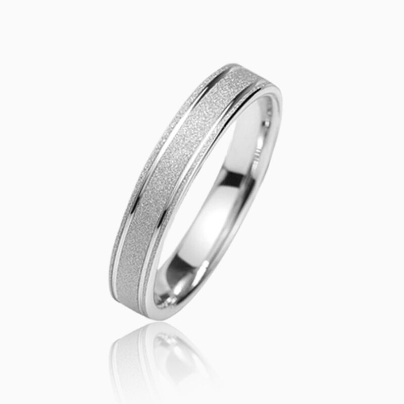 "The Unsaid" 4mm Tungsten Carbide Men's Wedding Ring