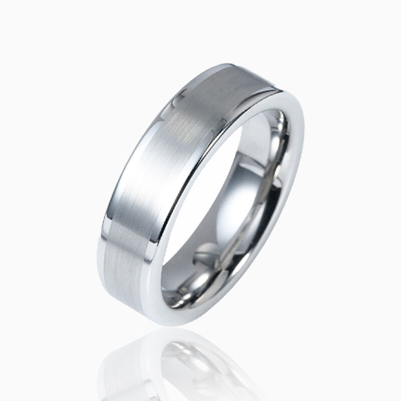 "Lumen" 6mm Herren-Ehering aus Wolframkarbid