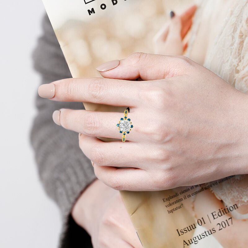 "Meant Only for You" Cushion Cut Halo Engagement Ring