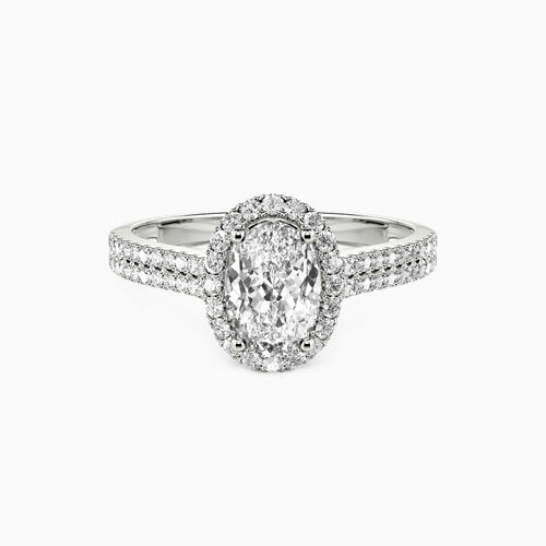 Is She Said Yes Jewelry Real "You Are My Special Person" Oval Cut Halo Engagement Ring - SHE·SAID