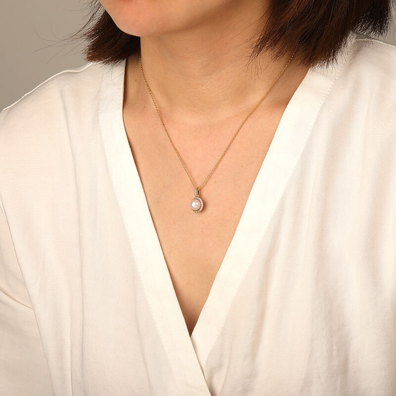 "The Promise of Forever" 7.5-8.0mm Freshwater Pearl Necklace