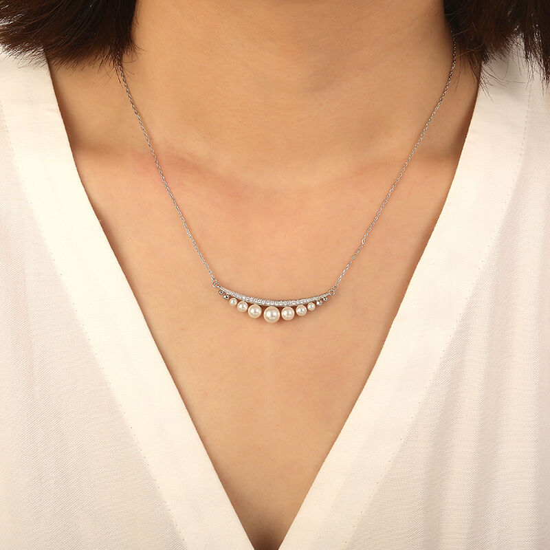 "Lunar Amore" 2.5-6.0mm Freshwater Pearl Necklace