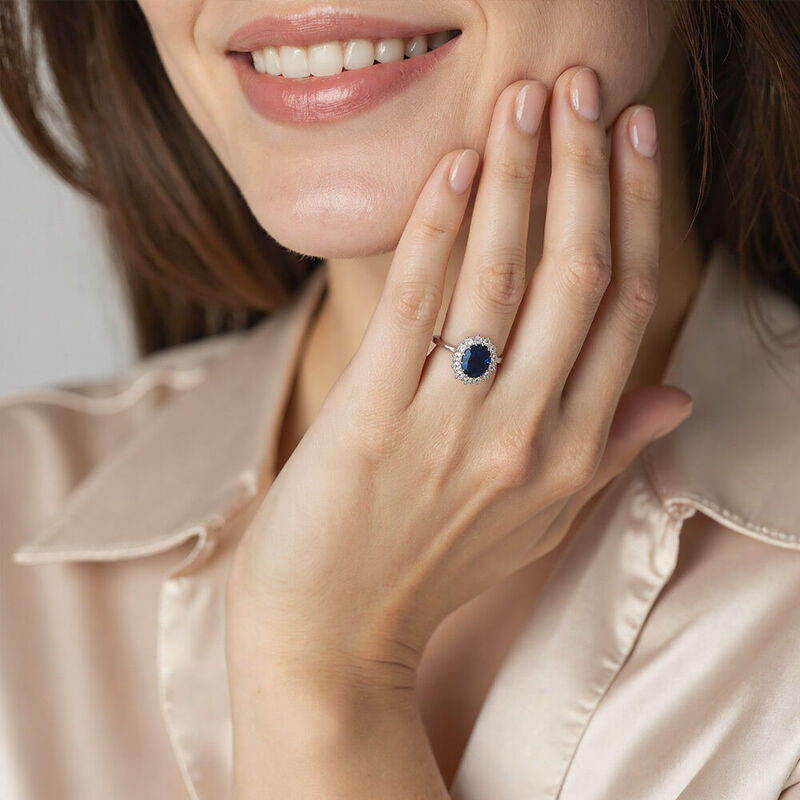 "Eternal Light In My Life" 3ct Oval Cut Halo Engagement Ring