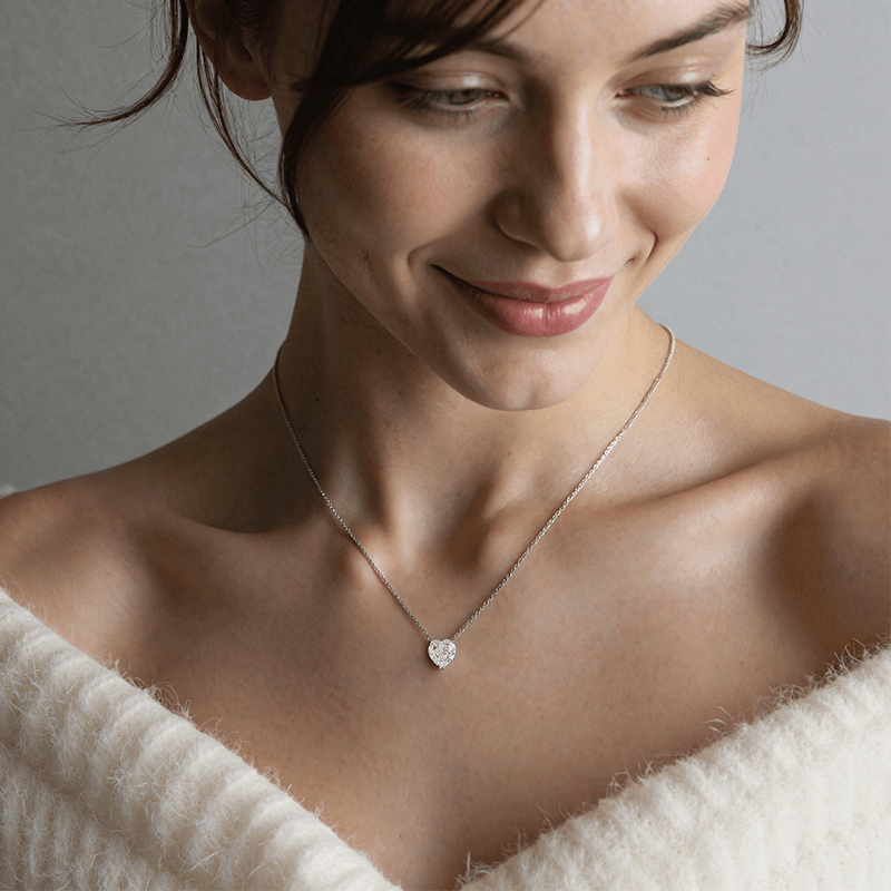"Lovemist" Heart Cut Necklace
