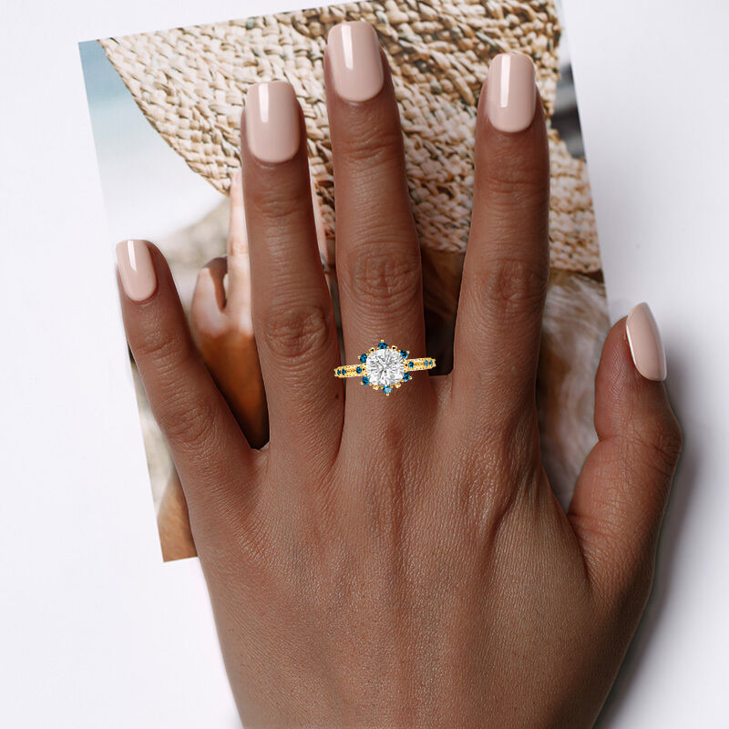 "Meant Only for You" Cushion Cut Halo Engagement Ring