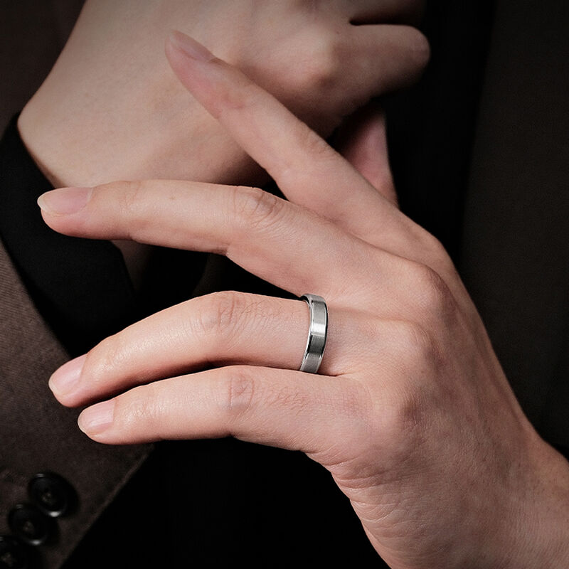 "Lumen" 6mm Herren-Ehering aus Wolframkarbid