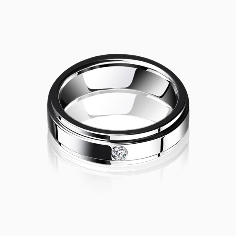 "Chosen One" 6mm Tungsten Carbide Men's Wedding Ring