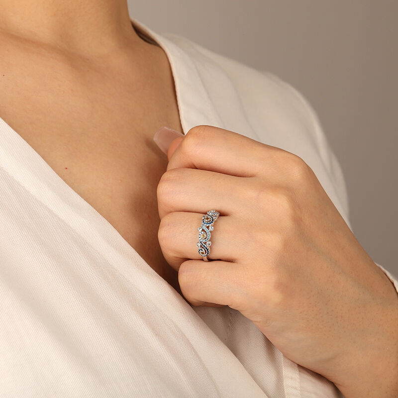 SHE·SAID·YES "Pure Night" Classic Wedding Ring