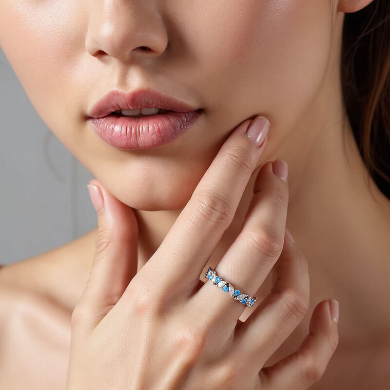 "Call Of The Ocean" Classic Wedding Band